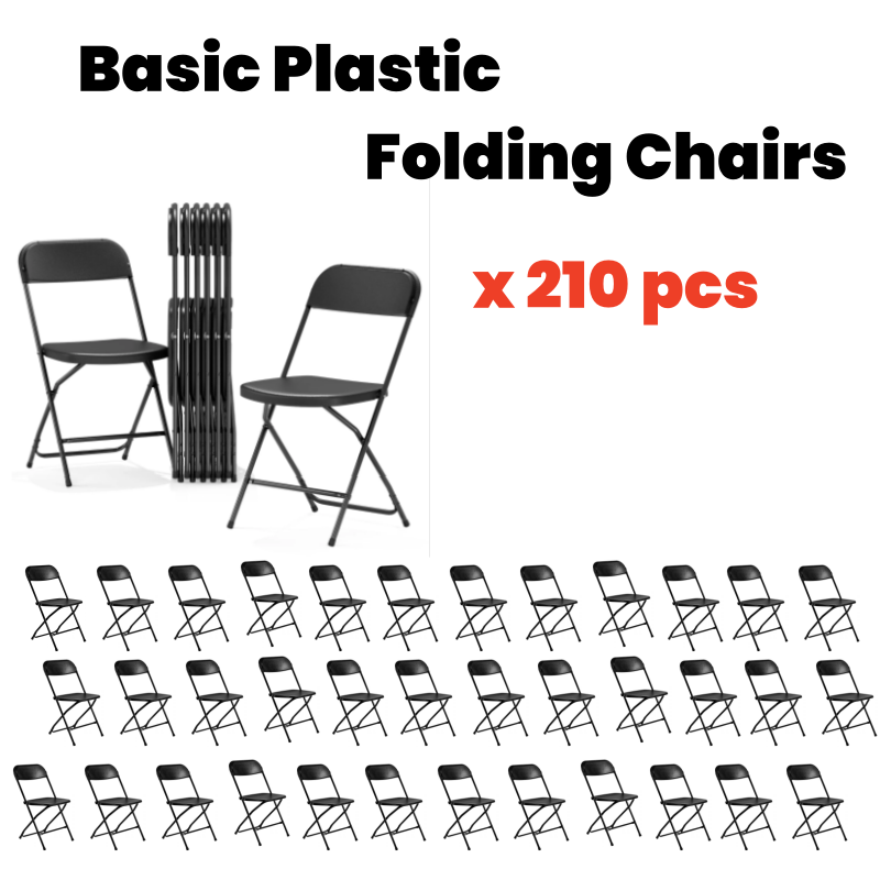 pmc 1023b basic plastic folding chair black (copy)